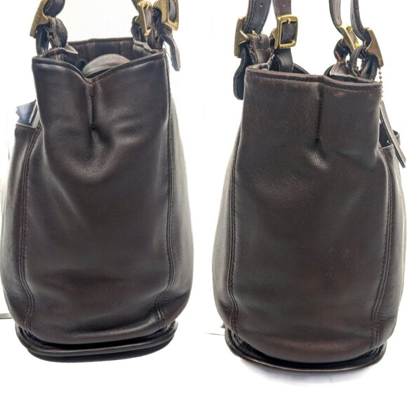 COACH Vintage Leather Costa Rica Handmade Shoulder Bag - Picture 4 of 15